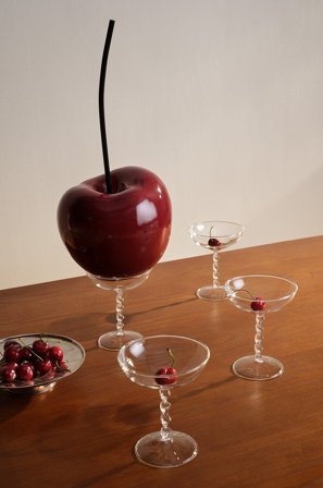 Jotex - Dekorasjon vinrød/svart - CHERRY - Kjøp Dekor hos Jotex