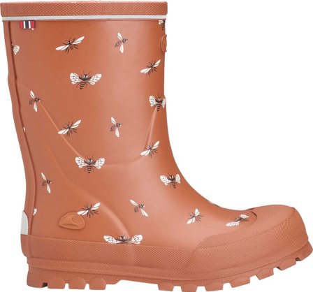 Viking Footwear Kids' Jolly Print Children wellington boots Orange 32