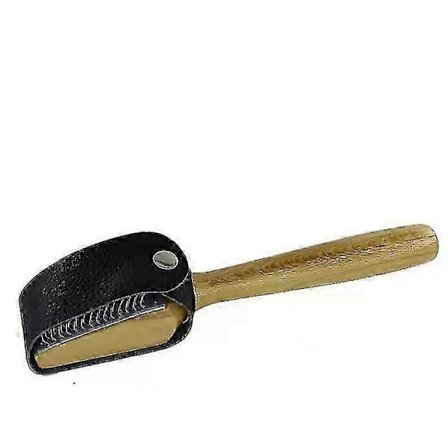 Danse Sko Børste Ruskind Sål Sko Børste Rengøringsbørste Til Moderne Latin Dansesko Trådbørste 1 stk, Træfarve UPE