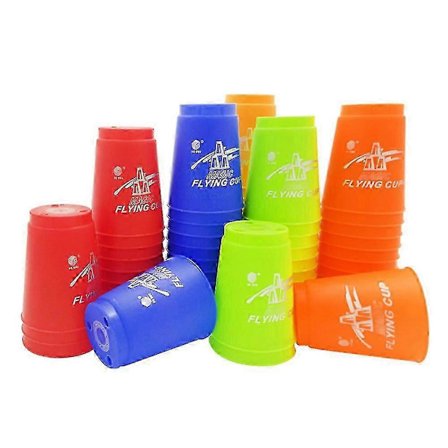 Speed Stacks | Offisielt Sport Stacking Sett - 12 Kopper For Hurtighetstrening Reise Selskapsspill (LGL)
