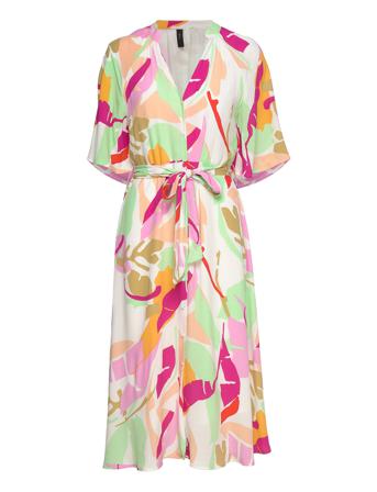 Yasholima 2/4 Midi Shirt Dress S. Patterned YAS
