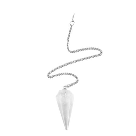 Bergkrystall Pendel - Kjegle