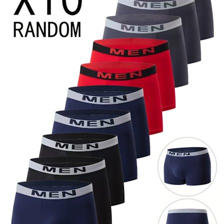 10-pak Herre Ensfarvede Boxer Briefs, Komfortable Åndbare Stretch Trusser, til Sport eller Afslappet Hjemmebrug