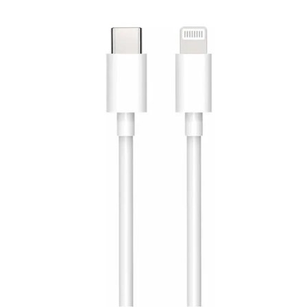 SiGN USB-C till Lightning-kabel 2m, MFi, 3A, 20W - Vit