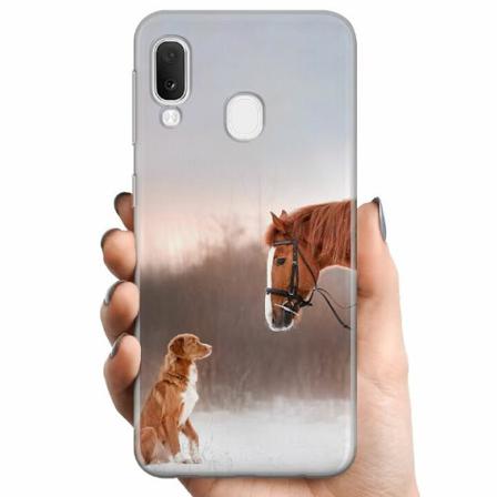 Samsung Galaxy A20e Tpu Mobilskal Häst & Hund