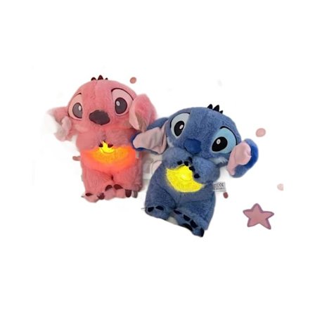 Soothing Stitch Plushies, Angstdempende Stitch, Rytmisk Pusting for Sovende Barn og Voksne