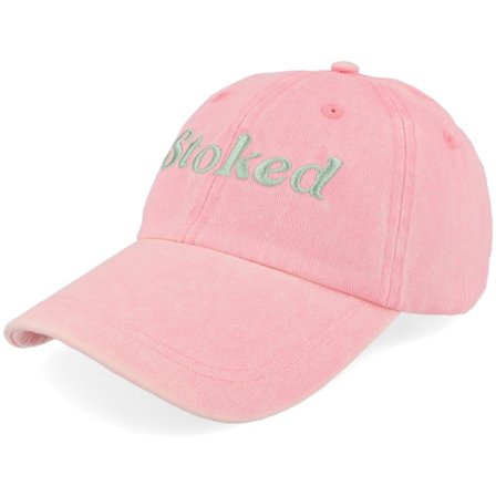 Billabong - Womens Stocked Cap Pink Sunset Dad Cap Unconstructed Pink Cap - @ Hatstore