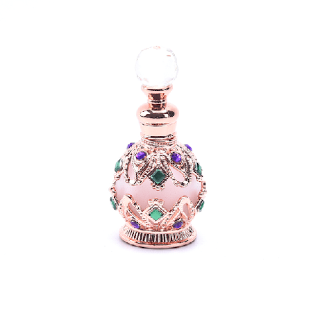 1 st metall parfymflaska tom påfyllningsbar flaska behållare