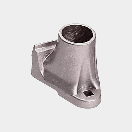 Base per pulpito per listello di falchetta Nordic, Ø25.4 mm, alluminio, dritta