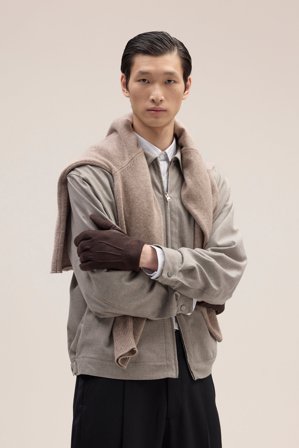 NN.07 Glove Handschuhe Herren Braun Leder