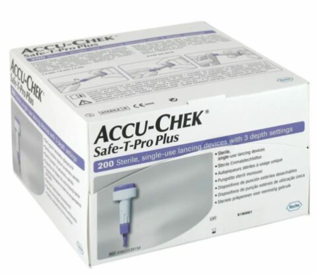 Lancette Pungidito Accu-Check Safe T Pro Plus PD 200 Pezzi