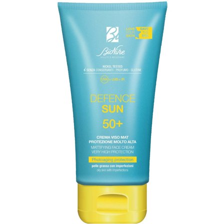 Bionike Defence Sun Crema Viso Mat SPF50+ 50ml Protezione Solare