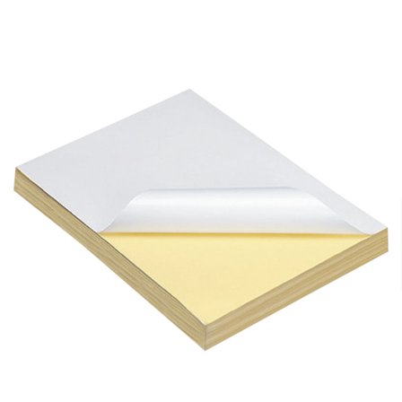 100 ark A4 selvklebende papir klar utskrift plantefiber klistremerke skriverpapir selvklebende papir A4 matt