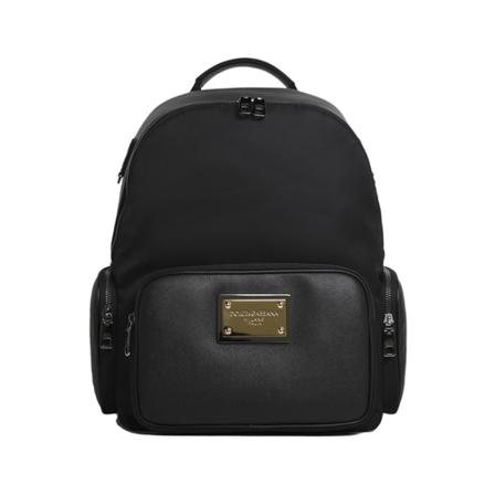 Dolce & Gabbana, Backpacks Zwart, Heren, Maat:ONE Size