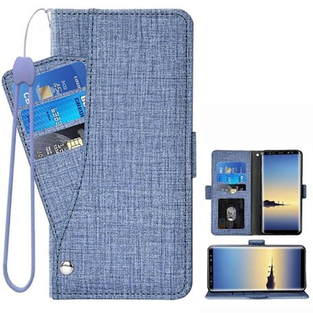 Lompakkokotelo Samsung Galaxy Note 10 Lite Sininen Note 10 Lite