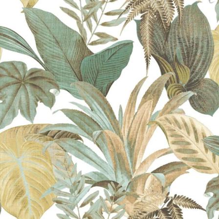 Noordwand Topchic Tapet Big Leaves Grön Och Beige Grön