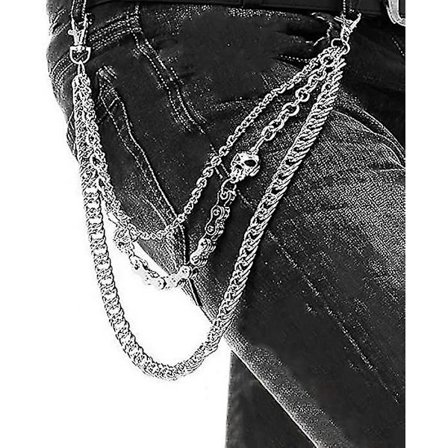 Byxor Kedja Jeans Plånbok Kedja Mode Hip Hop Gotisk Punk Byxor Kedja För Män