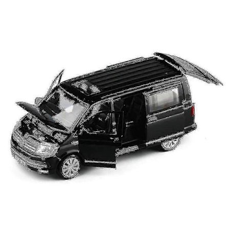 Sjq 1:32 Multivan T6 Legeringsbilmodel Legetøj (Sort)