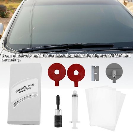 Reparationskit för vindruta - Glasreparation, Vätska, Fixsats för Bil
