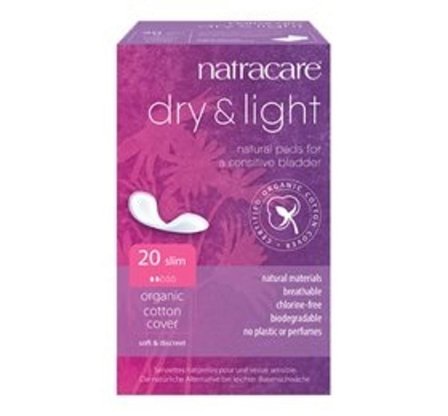 Natracare Dry and Light til Inkontinens, Medicin & Pleje, Inkontinens, Inkontinens Kvinder