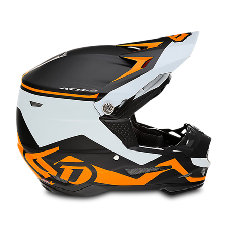 Casque Cross 6D ATR-2 Drive Orange Néon M