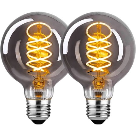 E27 LED-pære, E27 Vintage Dæmpbar Pære 4W G80 LED-pære E27 Varm Hvid 2700K 360LM Edison Dekorativ Retro Pære Vintage Antik Pære