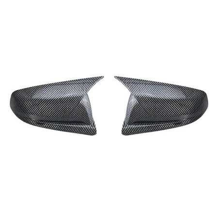 Bil Bakspejl Sidespejldæksel Vingedæksel Ydre Dør Hus Skal Trim ABS Klistermærke til US 2012-20