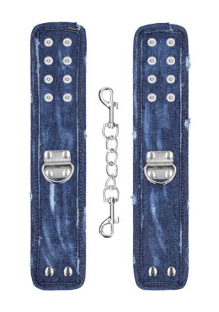 Shots: Handcuffs - Roughened Denim Style