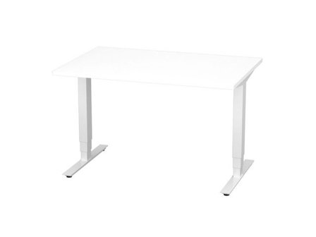 deNord Design Bord höj/sänk Pro 1200x800 vit/vit - Lyreco - Kontorsmöbler och inredning - Bord och hurtsar - Skrivbord - Höj/sänkbar
