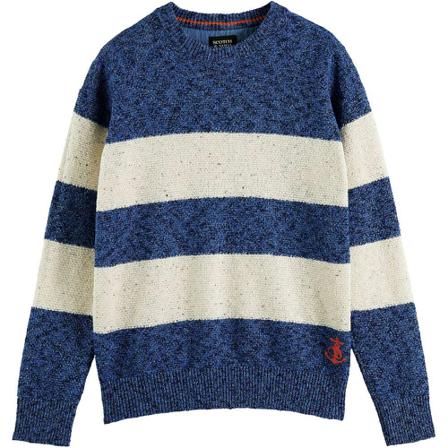 Scotch & Soda Round-neck Strik Blå, Herre Strik