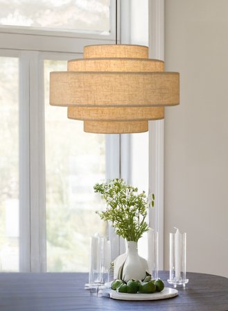 Linnea taklampe Ø50 - natur