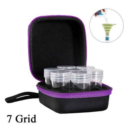 Diamantmalingsverktøy og oppbevaringsboks for tilbehør med 7/15/30/60 rom, egnet for DIY diamantmaling.