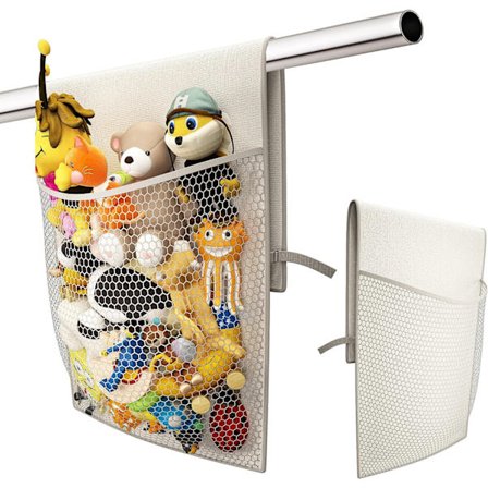 Täytettyjen eläinten säilytystasku lasten tuoliin, verkko- ja riippumattoteline kaikille pehmoleluille ja suurille roikkuville kulmaideoille ja 