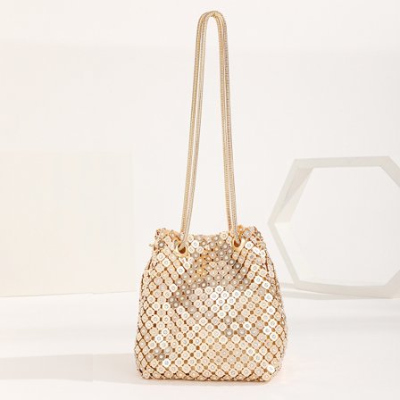 15x10x15cm - Aften taske med rhinsten til kvinder