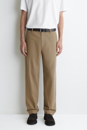 COS Men's Chinos De Algodón Corte Recto in Beige