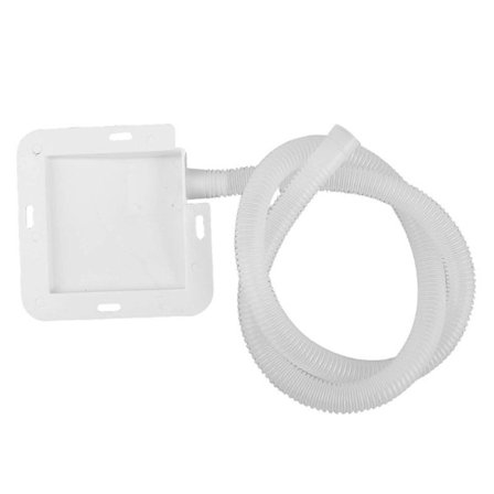 Dryppanne for klimaanlegg med slange, bærbar kondensavløpsbakke i plast for effektiv vannhåndtering, enkel installasjon, værbestandig