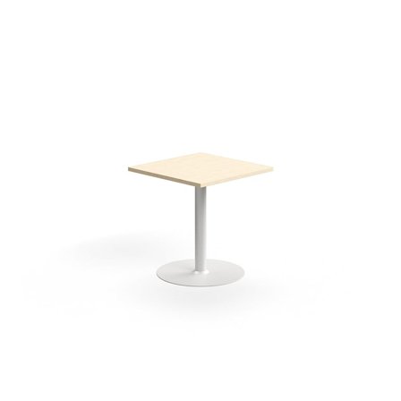 Tisch VERTICUS, 700x700x720 mm, Birke/Weiß