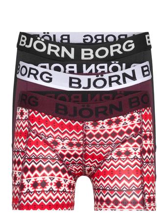 Kids Core Boxer 3P Patterned Björn Borg