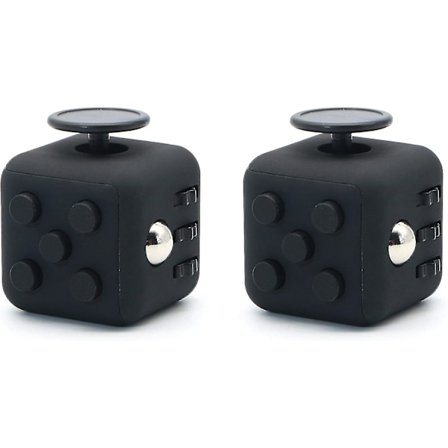 2 kpl stressiä ja ahdistusta lievittävää lelua, jotka sopivat erinomaisesti aikuisille ja lapsille [Lahjaidea] [Rentouttava lelu] (2 musta ja musta)