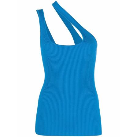 Erika Cavallini, P2Sc 02 tank top, Blauw, Dames, Maat:S