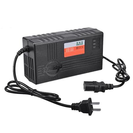 60v 20ah Motorcykel Batterioplader 6 Led Display til Scooter Hjul Blybatteri Elektrisk Cykel Tilbehør-WELLNGS 0 0