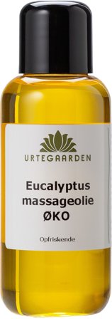 Urtegaarden Eucalyptus massageolie Øko 100 ml, Sport & Velvære, Sport & Velvære, Restitution & Massage