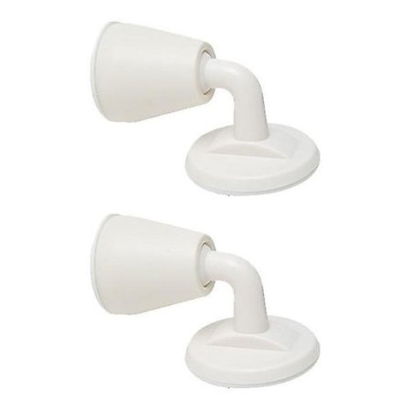 Silikone dørstopper med sugekop uden perforering, dørhåndtag, antikollision, badeværelse, soveværelse, lydløs dørstopper, usynlig sugekop (2 stk)