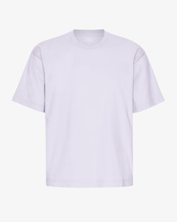 Oversized Organic T-Shirt - Soft Lavender S