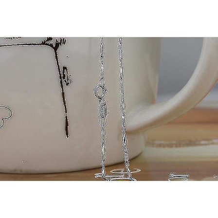 Äkta 100% 925 Sterling Silver Smyckeshalsband Med Kedja 45cm för Kvinnor/Flickor Fina Smycken Hela(Yuanbao kedja)