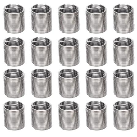 20 stk. gevindindsatser, han- og hun-reduktionsmøtrik, reparation, rustfrit stål, trådbefæstelse M14x1x2D