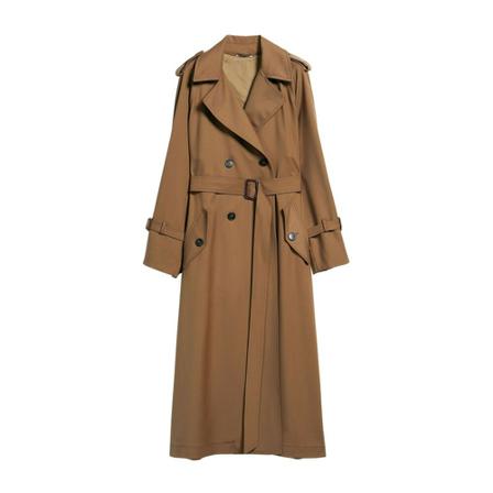 Max Mara Weekend, Belted Coats Bruin, Dames, Maat:XS