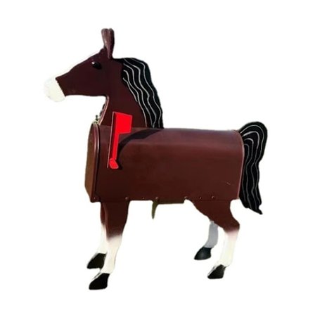 Unik Hest Postkasse Kreativ Personlig Have Dekoration