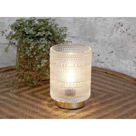 Batteridriven Lampa Med Mönster Led H15 / Ø10 Cm Klar