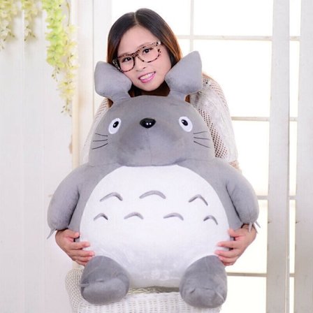 Stor Anime Min Granne TOTORO Plyschleksak mjuk Fylld Docka Stor Gåva till Barn